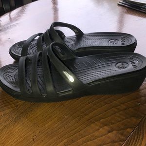 Croc sandals
